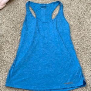 Patagonia race back open back tank top